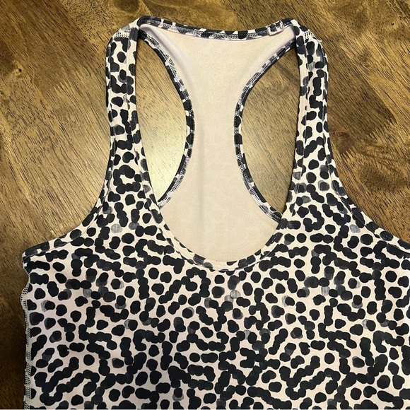 Lululemon Cool Racerback Ace Spot Grain Black Size 4 Women’s - Picture 7 of 9